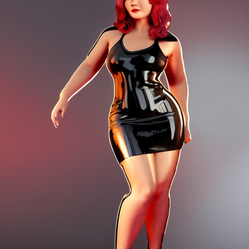 Jenna Coleman curvy feminine muscle strong wearing an elegant elaborate tight latex-nylon-leather sequined tube gown with red highlights, thin-waist, thick-thighs, cgsociety, photorealistic, sublime-comforting ambience, 16k, smooth, sharp focus, trending on ArtStation, volumetric lighting, bikini, worksafe