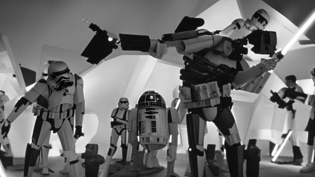 a film still of star wars directed by Stanley Kubrick
