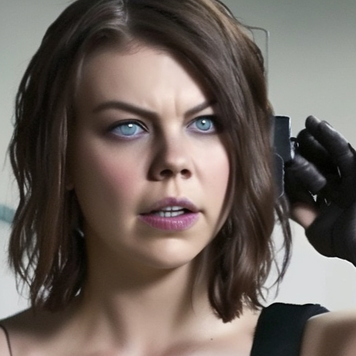 Lauren Cohan Turns into Alice Resident Evil The Final Chapter