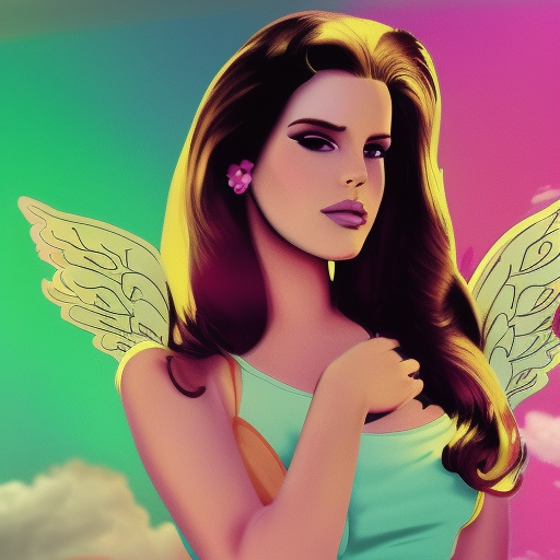Lana Del Rey 80's winx club