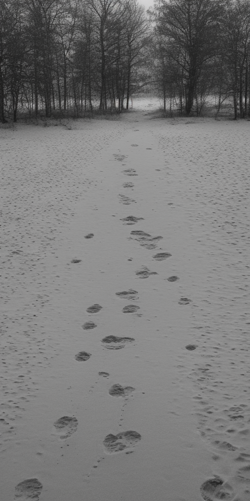 drawing Grayscale Spiekeroog Island Beach Winter Footprints Pier Path Woods Conifers Sea Sandbank