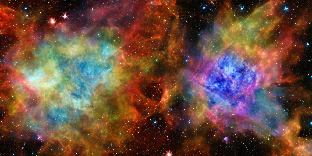 a artstation of The Gum Nebula Supernova Remnant 
