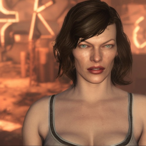 milla jovovich in Fallout 4