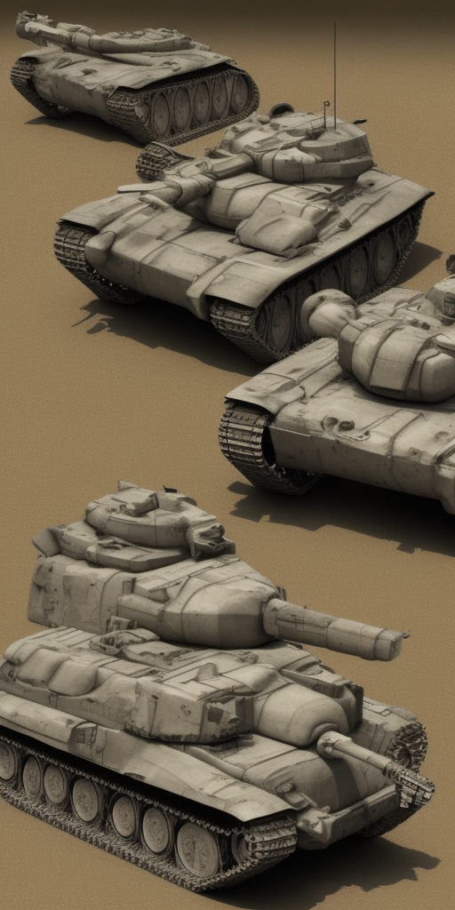 a 3d rendering of Think of someone else: Cerberus, that could be a good dog, a dog that is sometimes a bit much, but a good dog, that could be him. 

Think of me: tanks, sword, war culture – all the shit that beckons me to run around fully armored.
