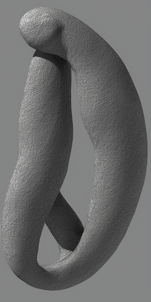 a 3d rendering of a phallus