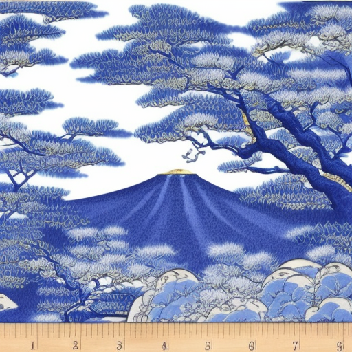  Michael Kors, pen blue Japanese landscape High quality engraving 