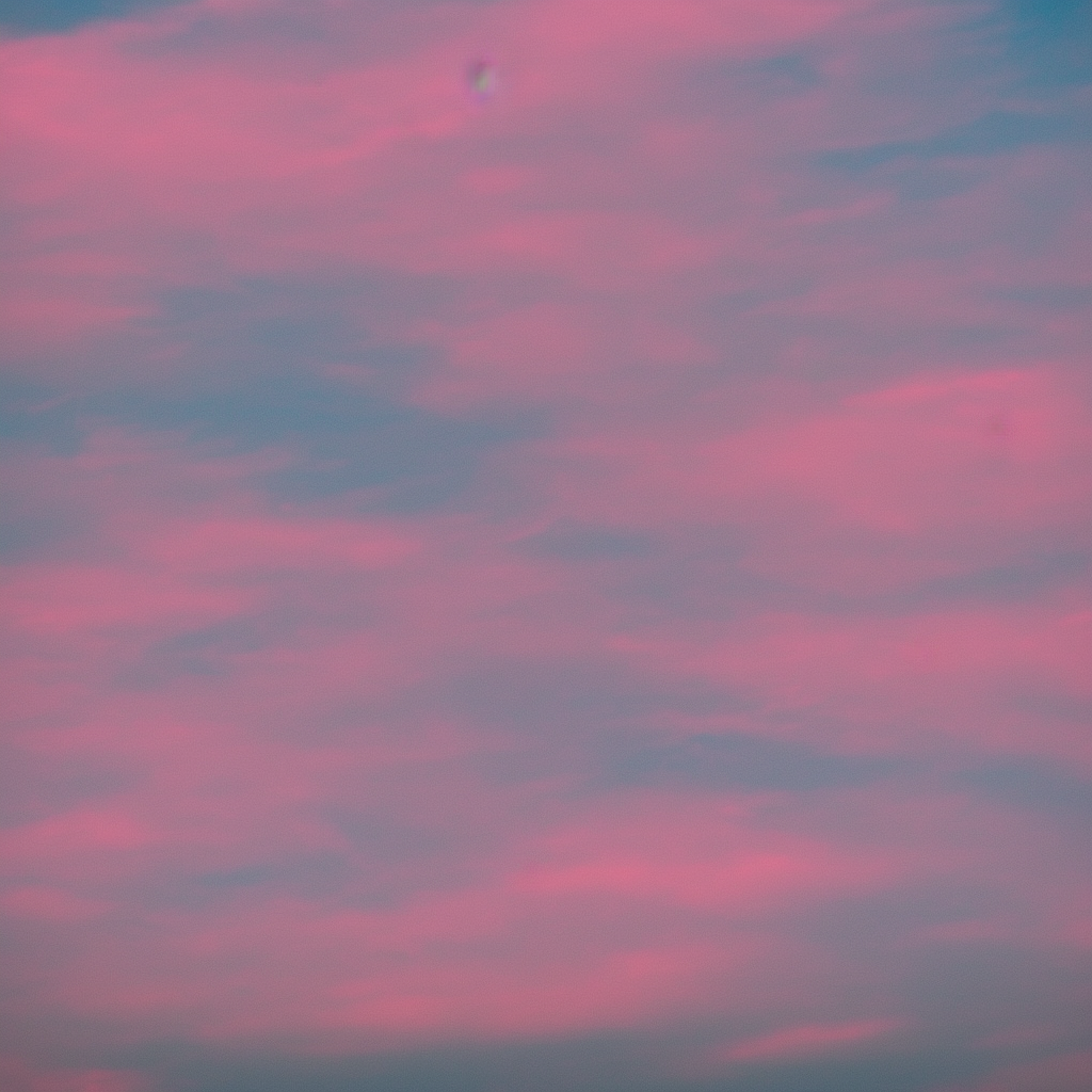 pink sky