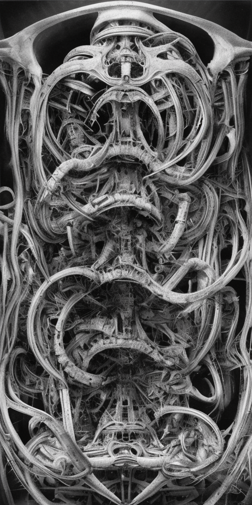 a H.R. Giger of a CD in Camera