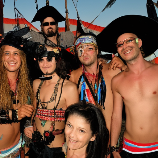 free party, tribe, pirat