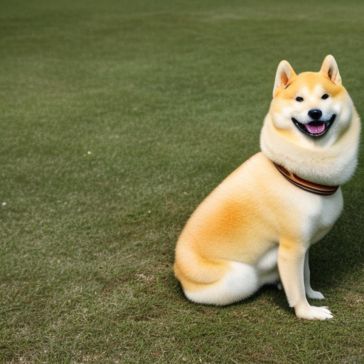 a pure white call duck sitting on a yellow shiba inu's back