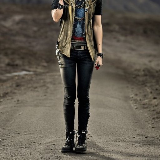 Skull shirt, Bullet necklace, black boots, short Blonde hair, beanie. Katie Cassidy as Chloe Price Life Is Strange