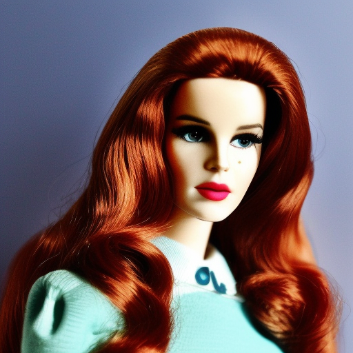 Lana Del Rey as a 60's Barbie doll