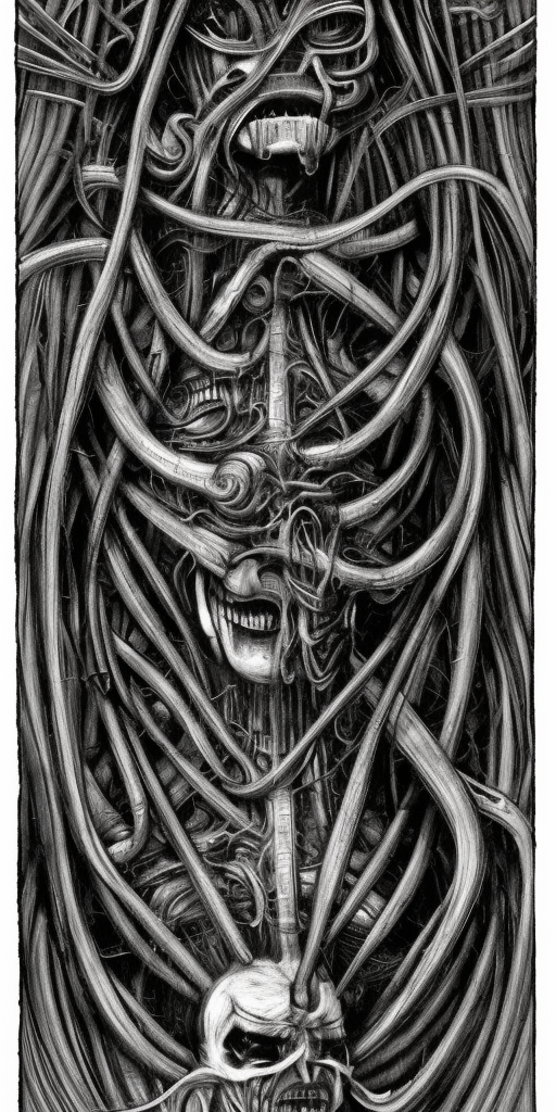 a h.r. giger of seven