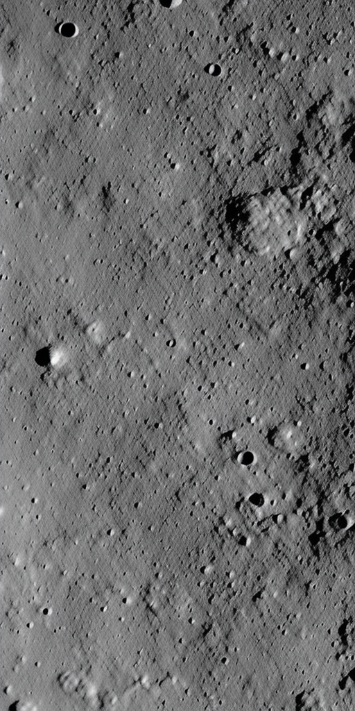 a photo of Orion’s Moon Crater Close-up
