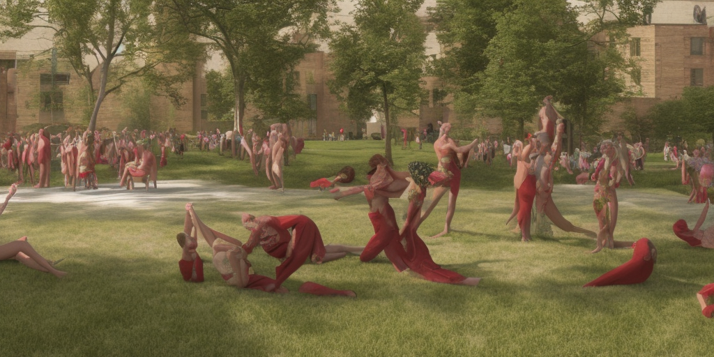 a 3d rendering of The Rite of Spring

