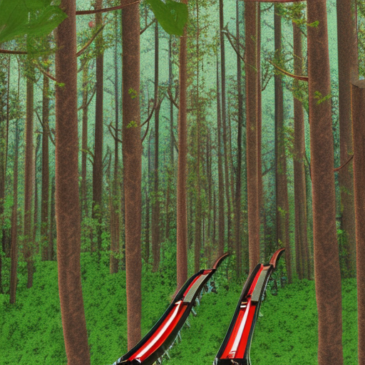 Rollercoaster forest
