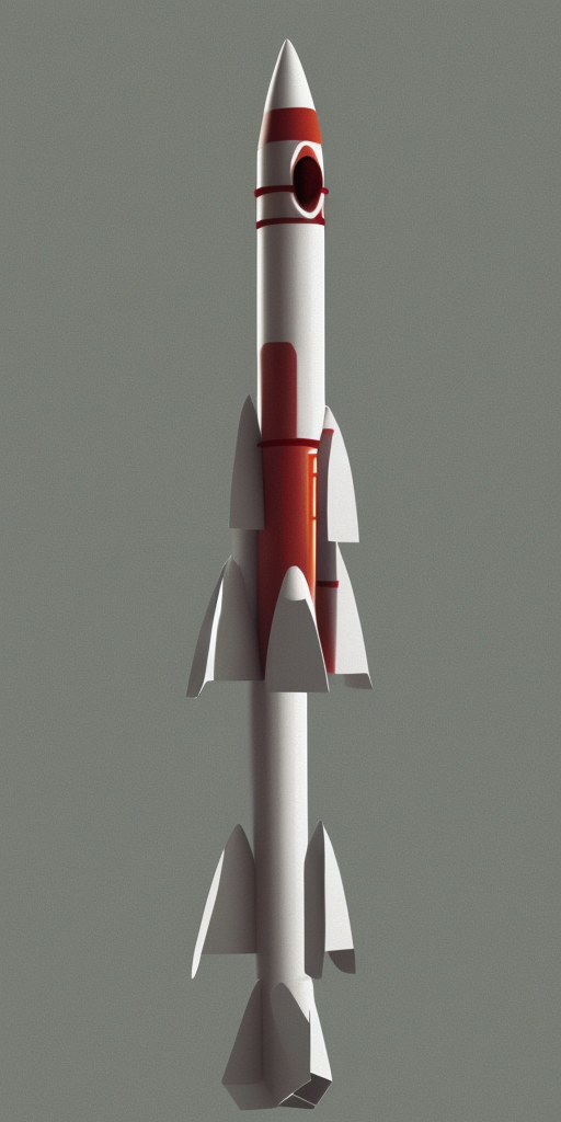 a rocket on an phallus