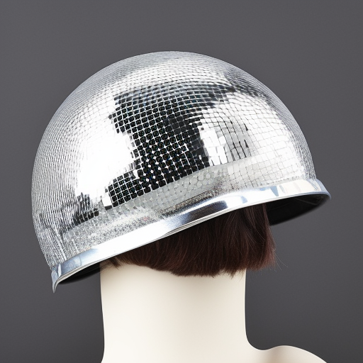 Disco ball helmet classical helmet shape