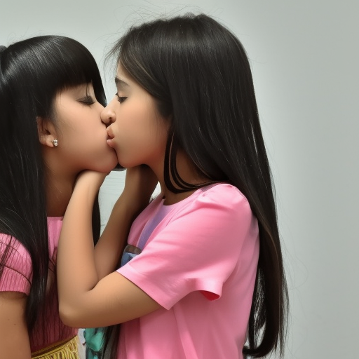 two preteens idol melayu girl kissing in live stream 