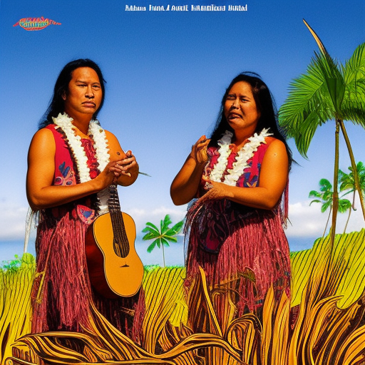  hawaiian folk music album cover