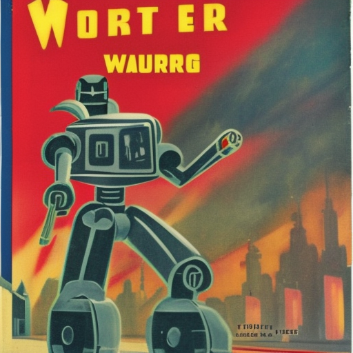 robot warrior 1940s city