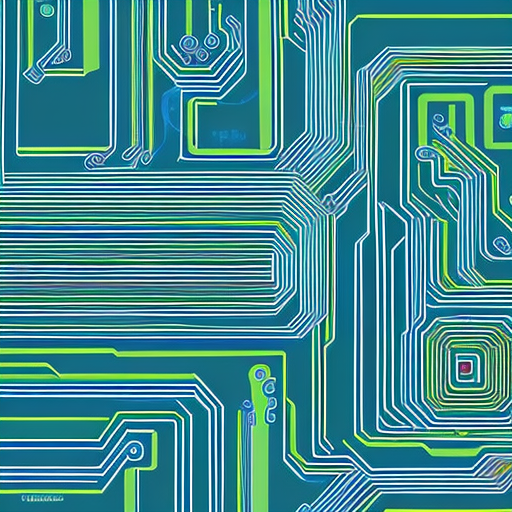Stylized circuit board as digital art, wallpaper,large pastel,hex,isometric concept art