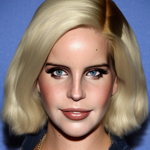 Short White Hair Lana Del Rey as Sam Winchester Supernatural