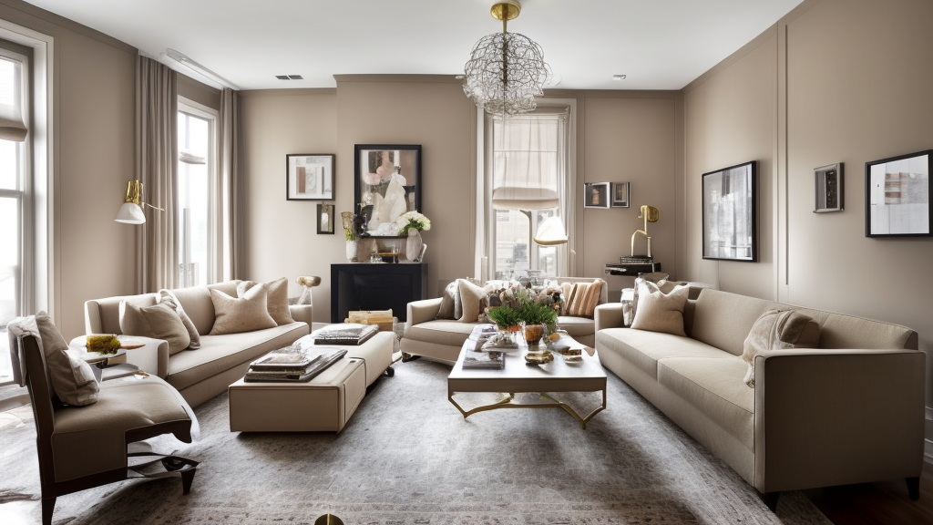 apartment designed by nate berkus, muted neutral colors