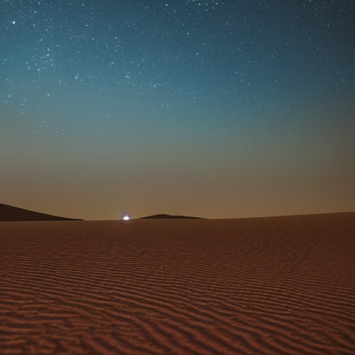 night desert