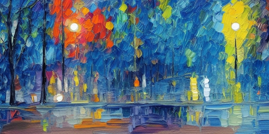 a painting In Daylight on the Night Side
