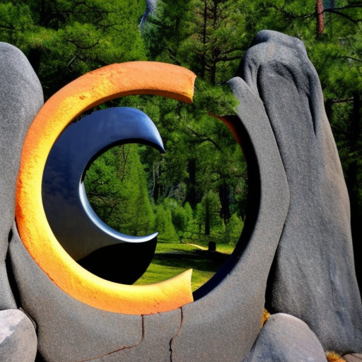 yosemite park, stargate portal, zen yin yang symbol