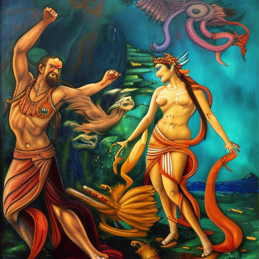 epic mythological painting