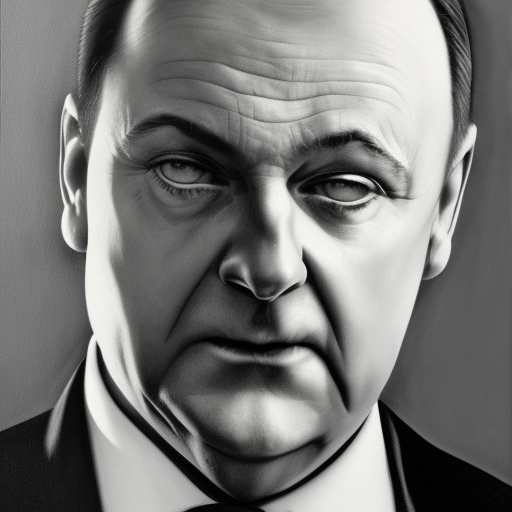 hyperdetailed closeup portrait by alex ross of a young anthony albanese 