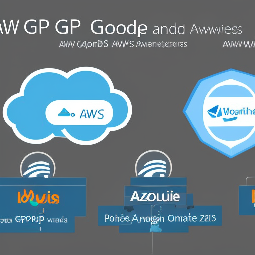 logos of aws gcp and azure