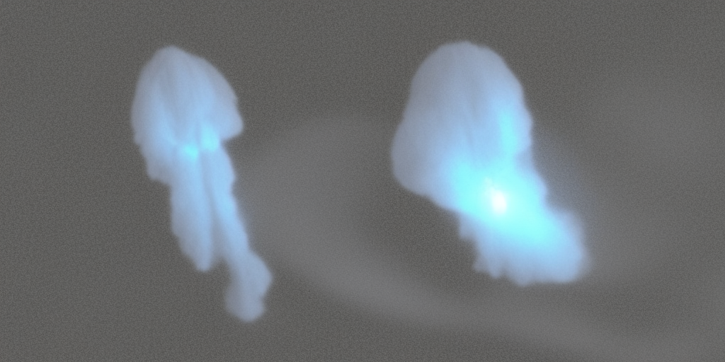 a 3d rendering of HH 666: Carina Dust Pillar with Jet 