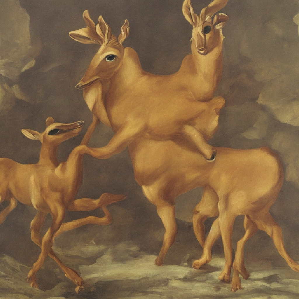 a classicism painting of Bambi Goreng #1 (2008-2012)