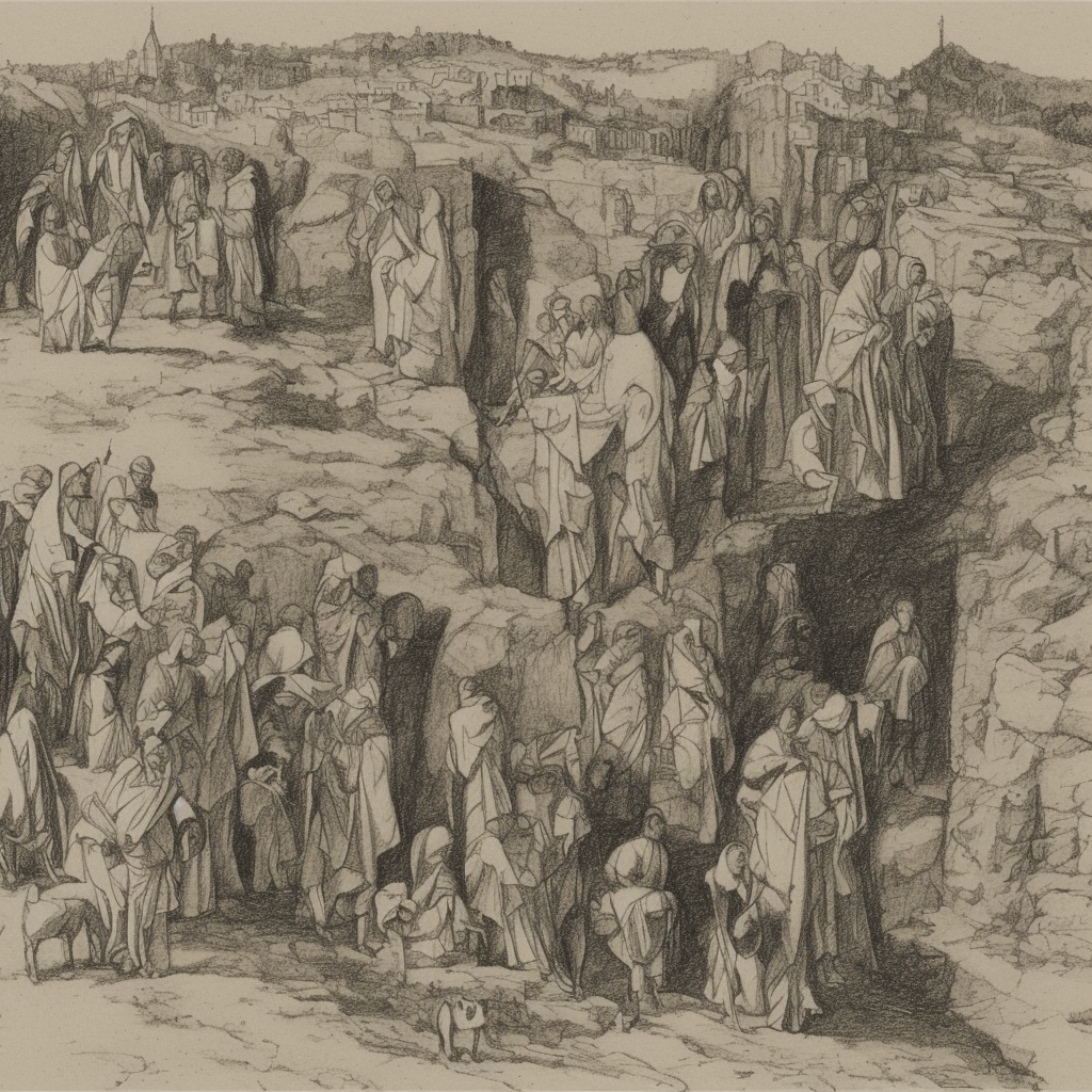 a drawing of the way to Bethlehem