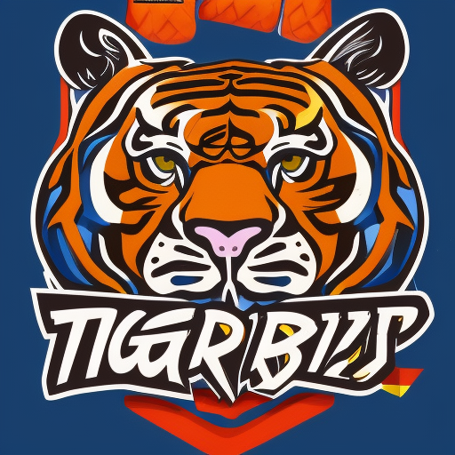 brewery logo Tiger, centered, isometric, highly detailed colourful graffiti illustration, wearing headphones, face is covered by highly detailed, vibrant color, high detail