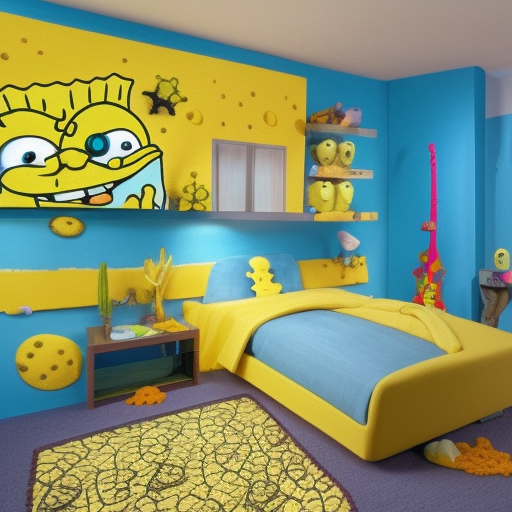 looks like spongebob room
