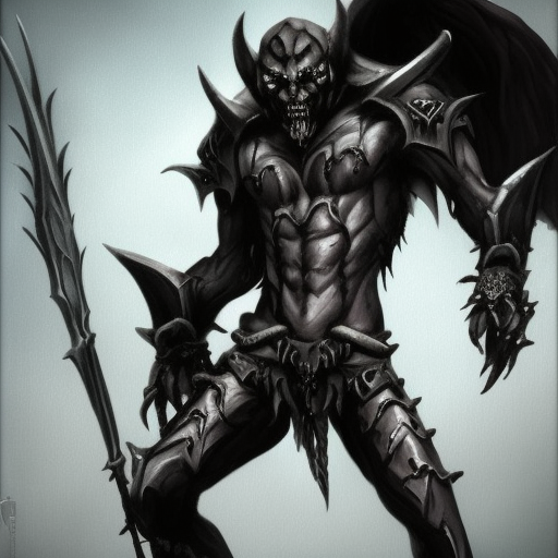 Fabulous Dark Dark Evil Lord Fantasy Art Male