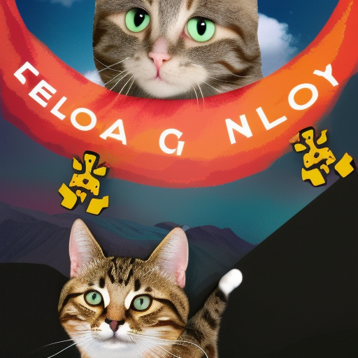 cat flying
in the sky with elon mask