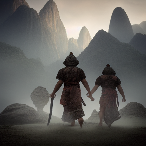 ancient malaysia, malaysia villagers, warriors and priests, cinematic, detailed, atmospheric, epic, concept art, wimmelbilder, matte painting, background mountains, shafts of lighting, mist,, photo – realistic, concept art,, volumetric light, cinematic epic + rule of thirds | 3 5 mm, 8 k, corona render, movie concept art, octane render, cinematic, trending on artstation, movie concept art, cinematic composition, ultra – detailed, realistic, hyper – realistic, volumetric lighting, 8 k

