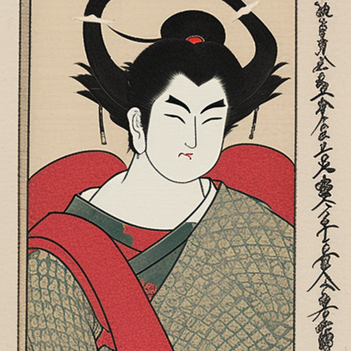 lord shiva Ukiyo-e Japanese woodblock