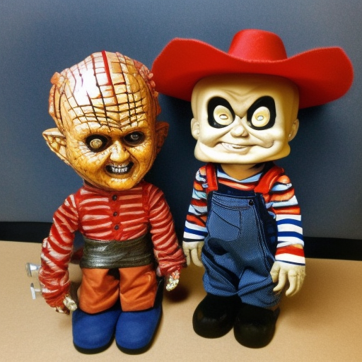 Chucky and Freddy Krueger in a box