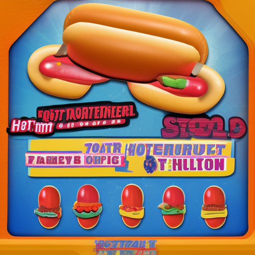 Fantasy hot dog earing contest