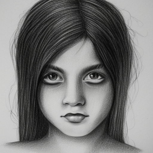 a desperate woman black and white pencil illustration high quality