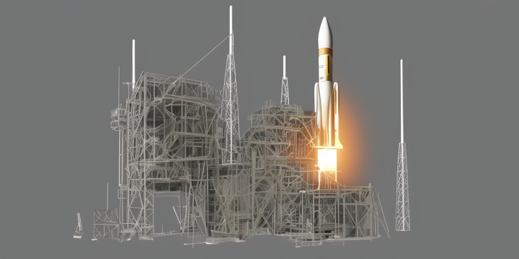 a 3d rendering of a Rocket Transformer