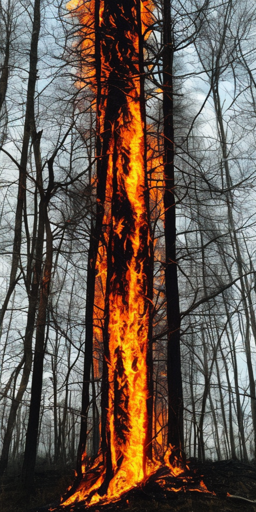 Burning Tree