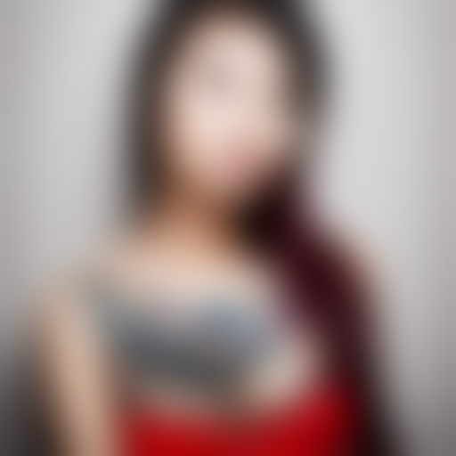 A beautiful asian women with a face tattoo, portrait,8k
