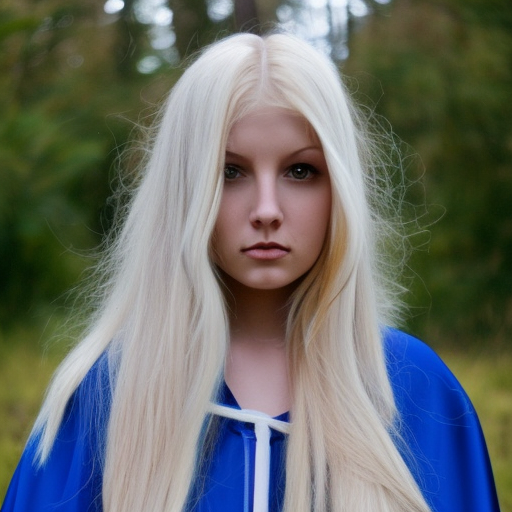 blue robed wizard girl blonde hair river styx